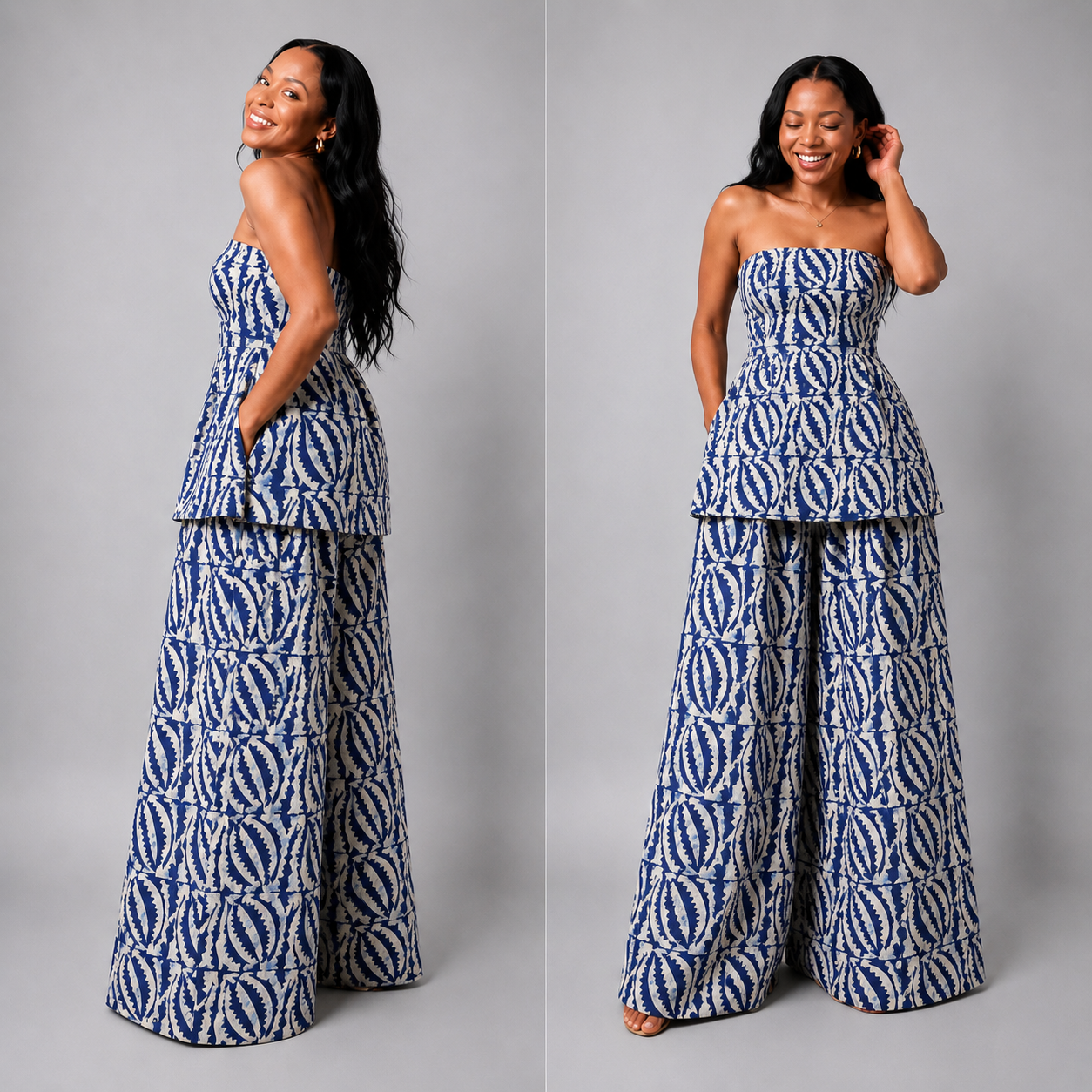 The zahara set : Blue Tulip
