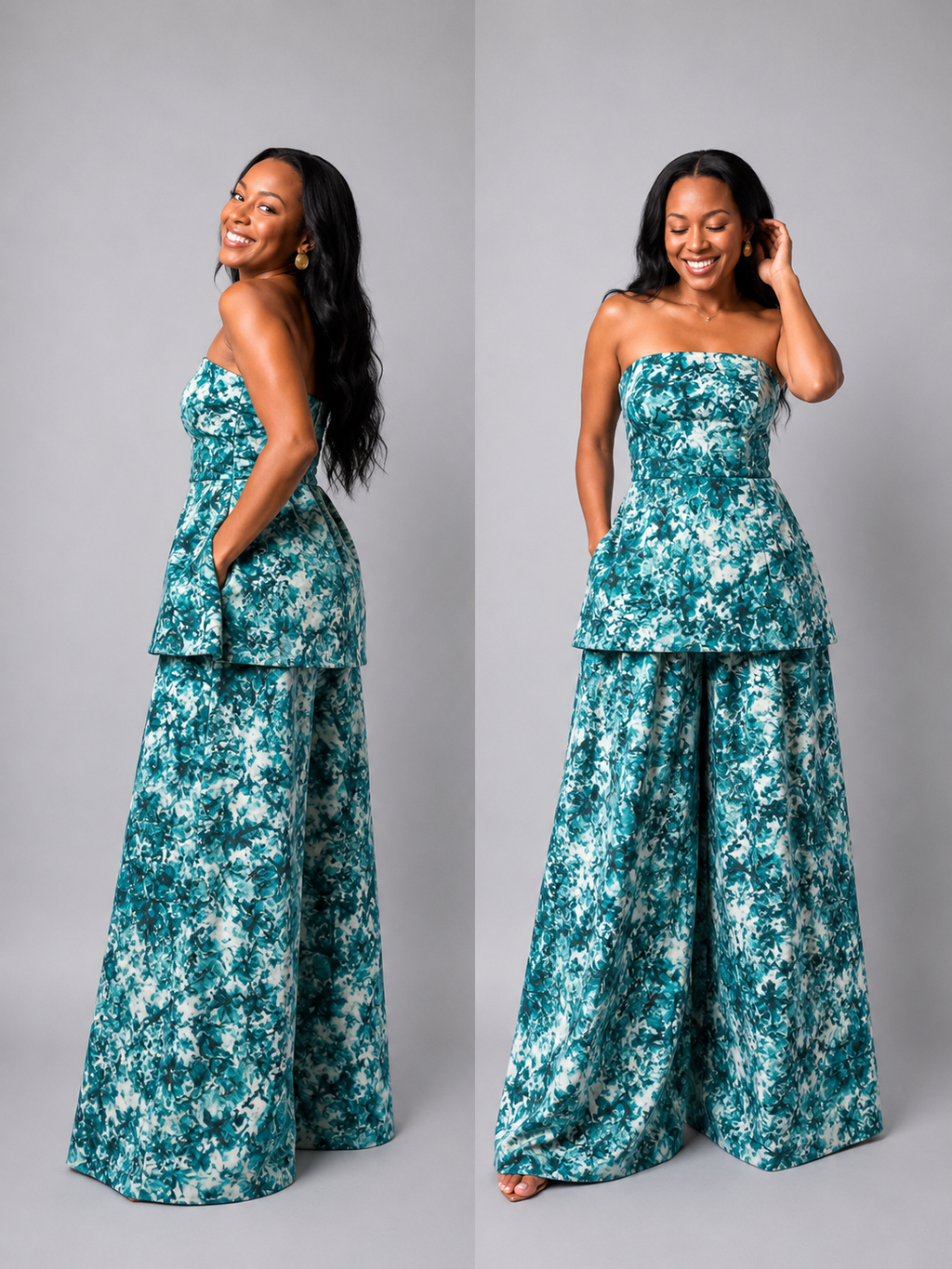 The zahara set : Green Tie Dye