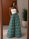 The Nuru Pants : Teal Art