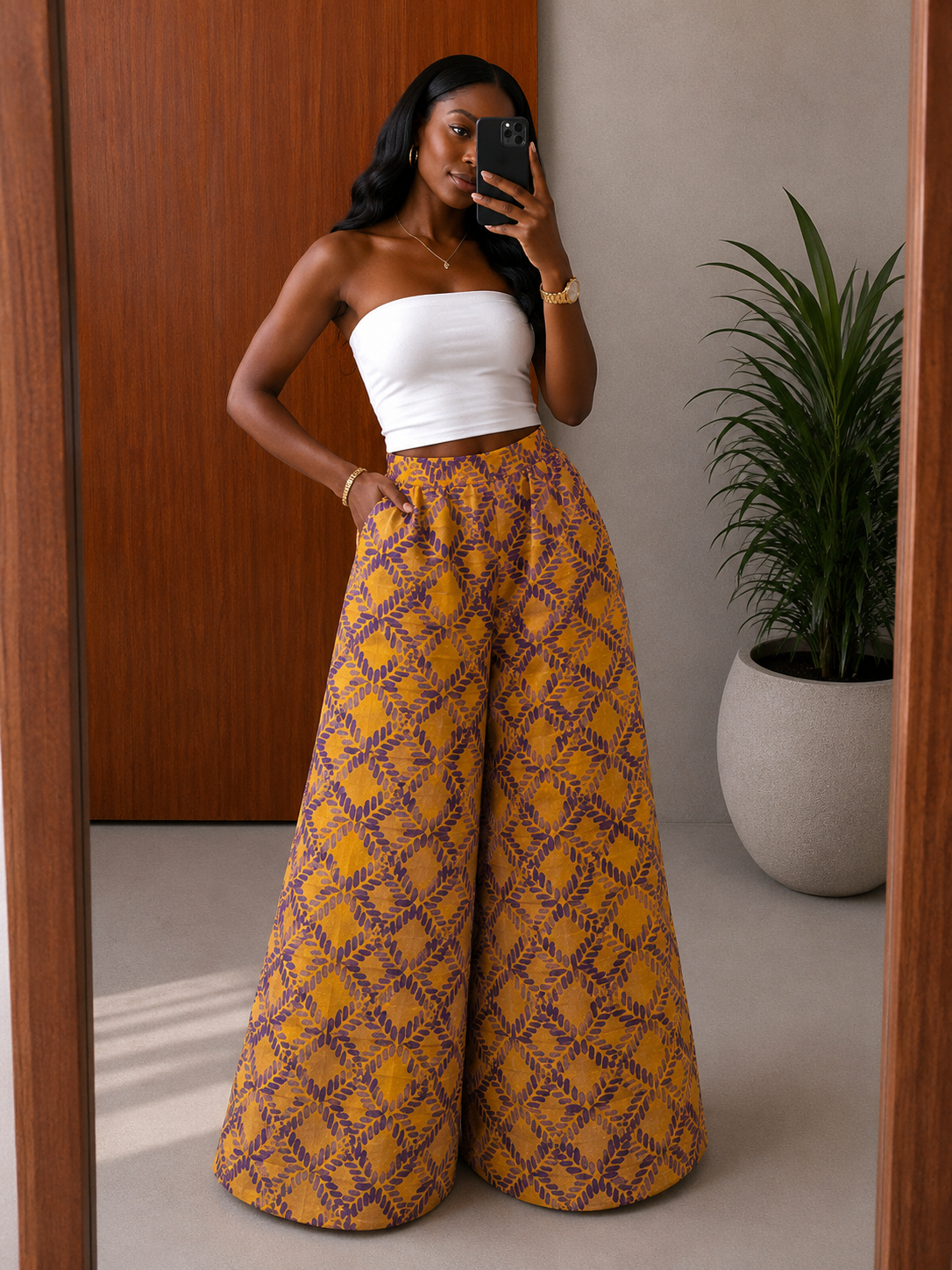 The Nuru Pants : Orange Tate