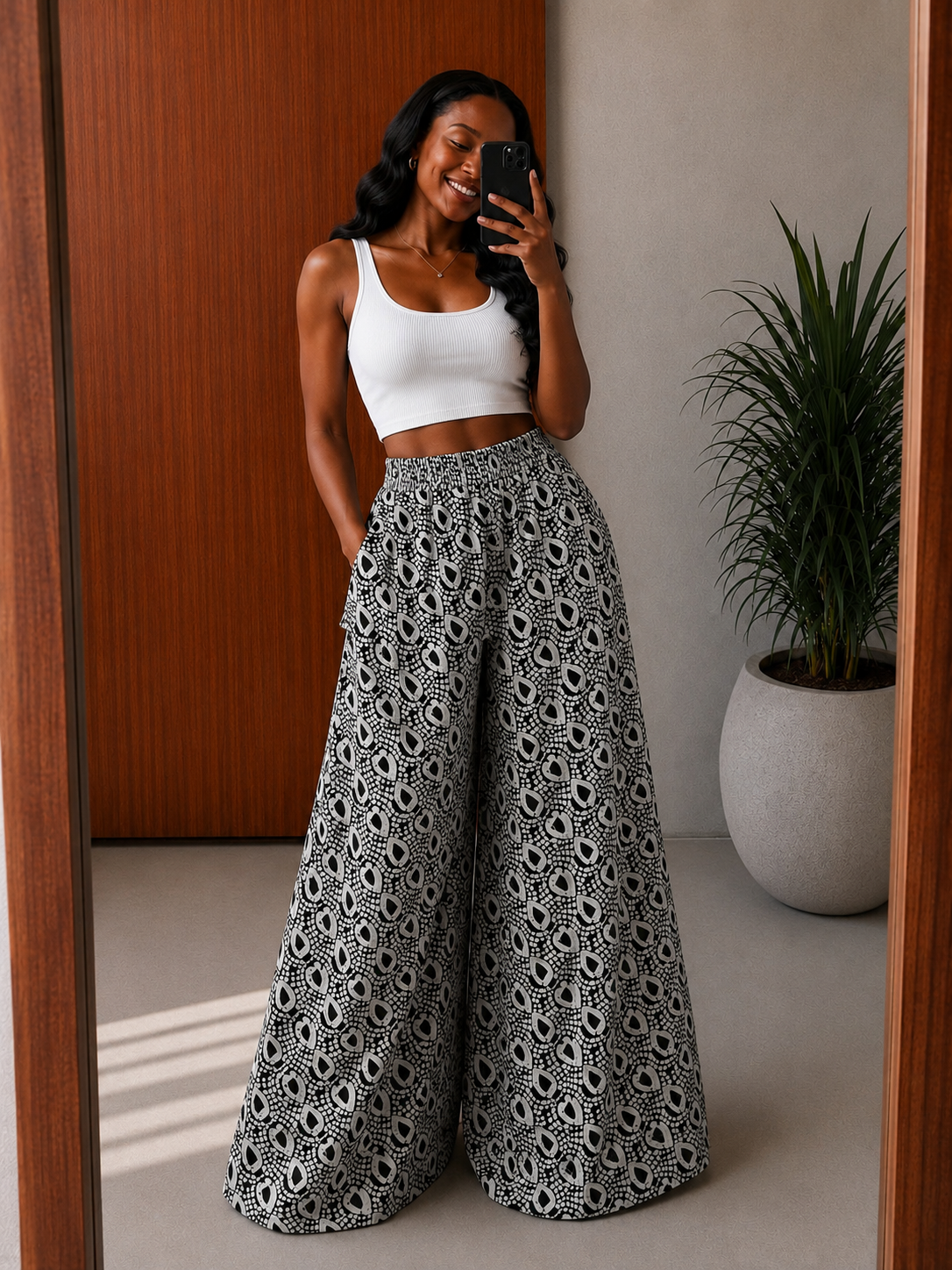 The Nuru Pants : Black heart love