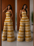 The zahara set: Orange tribal