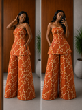 The zahara set: Orange tate