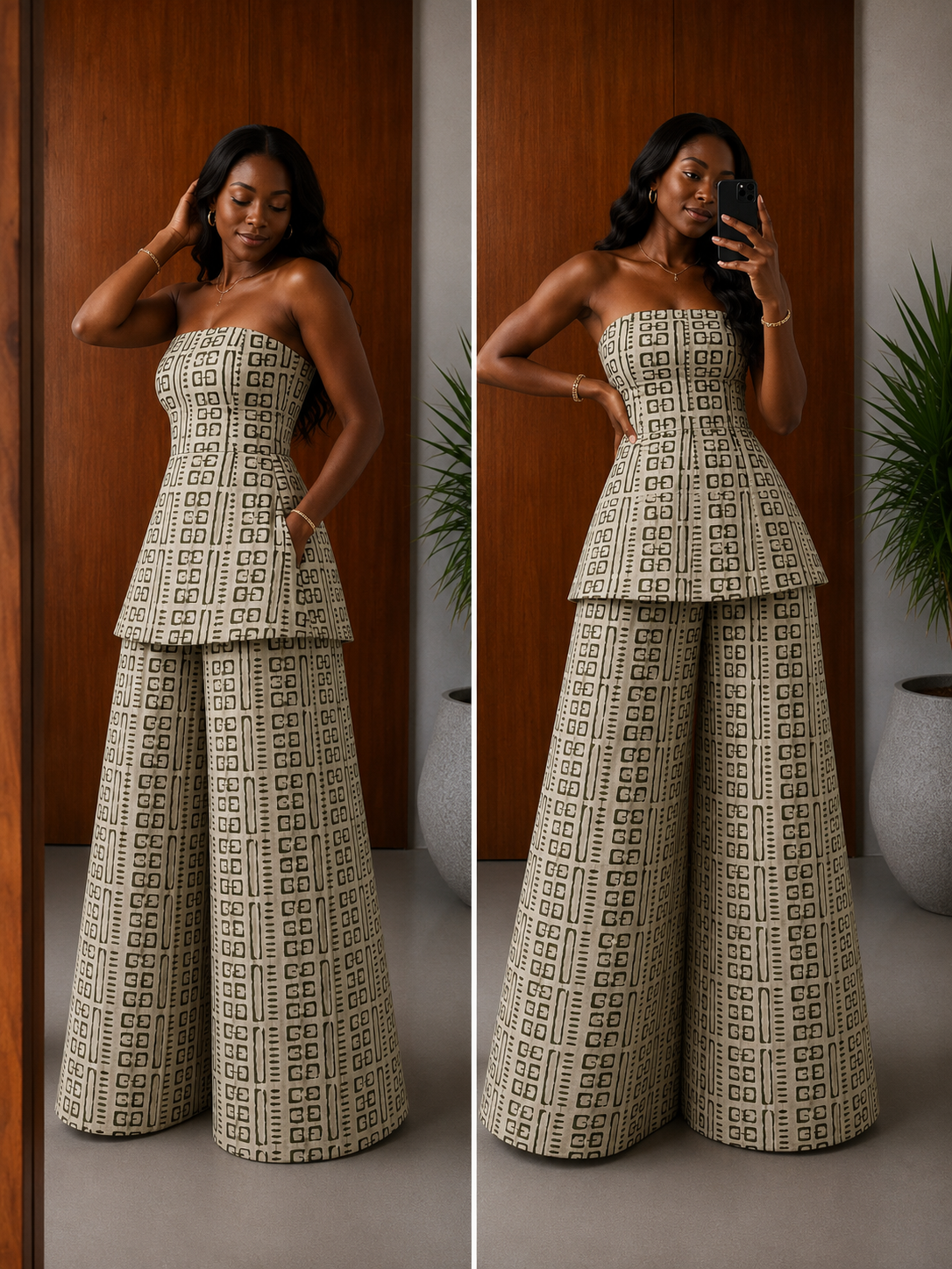 The zahara set: Green tribal