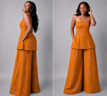 The zahara set: Orange details