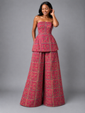 The zahara set: red floral wash