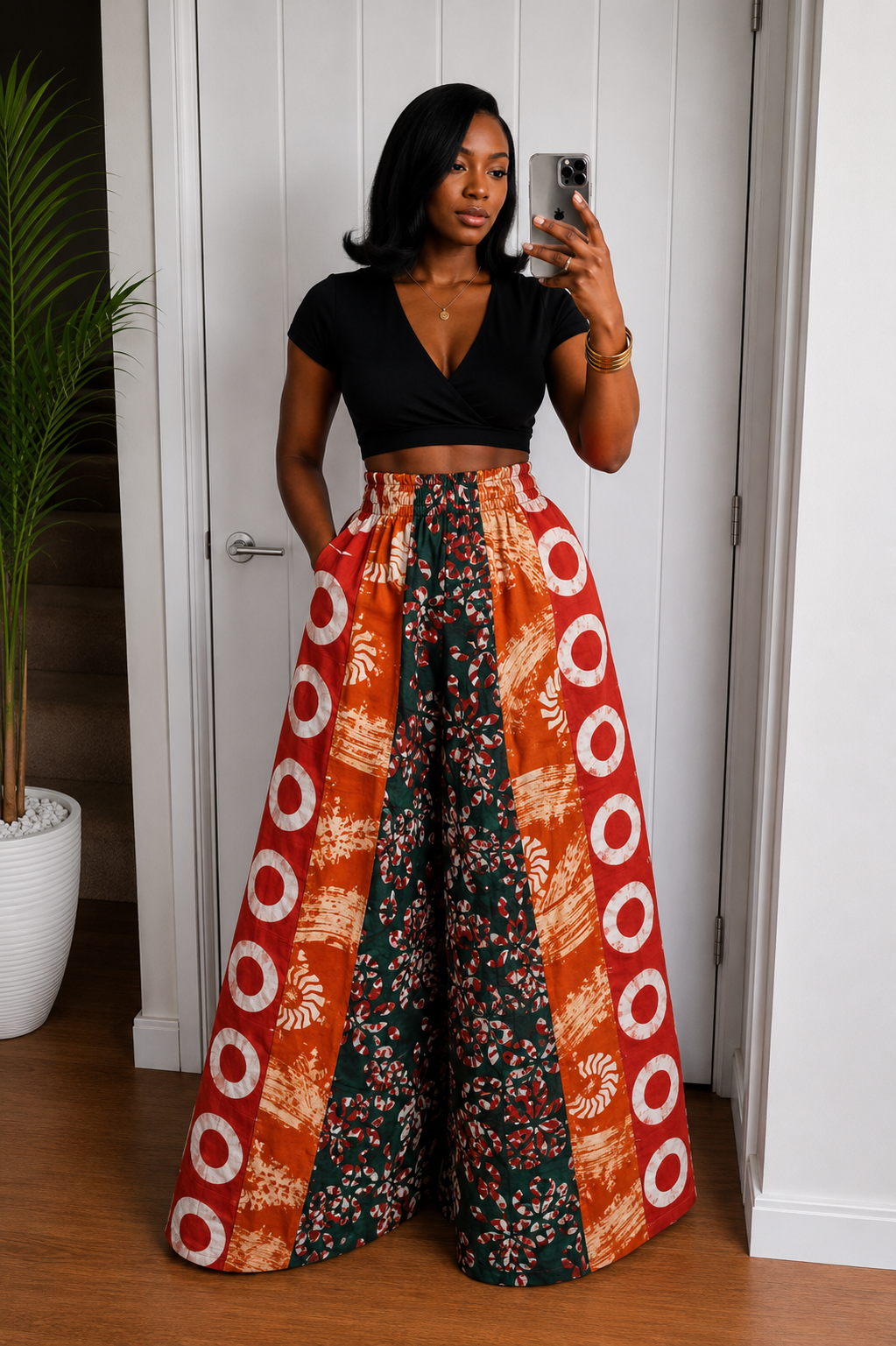 Nuru Patchwork pants 113