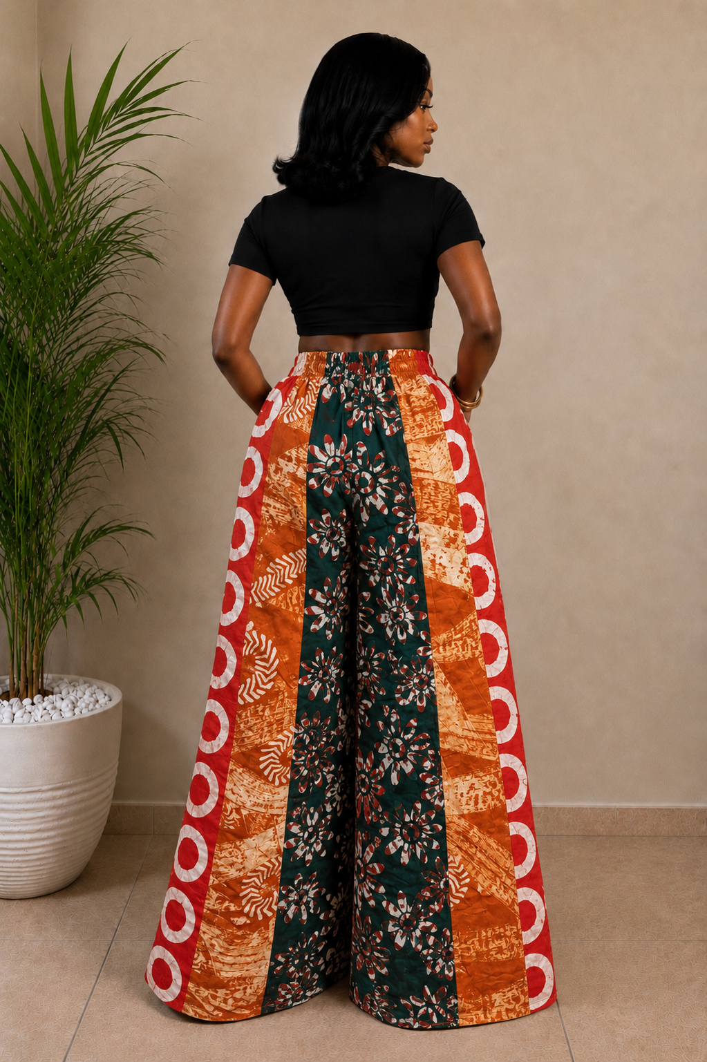 Nuru Patchwork pants 113