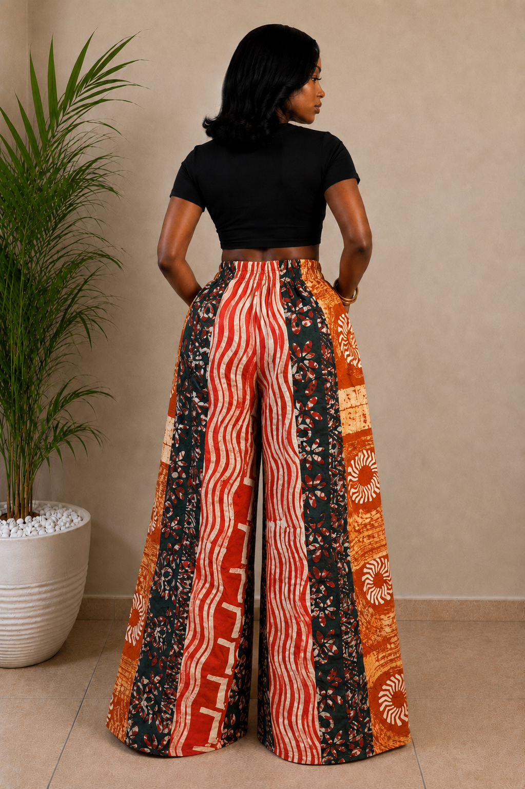 Nuru Patchwork pants 114