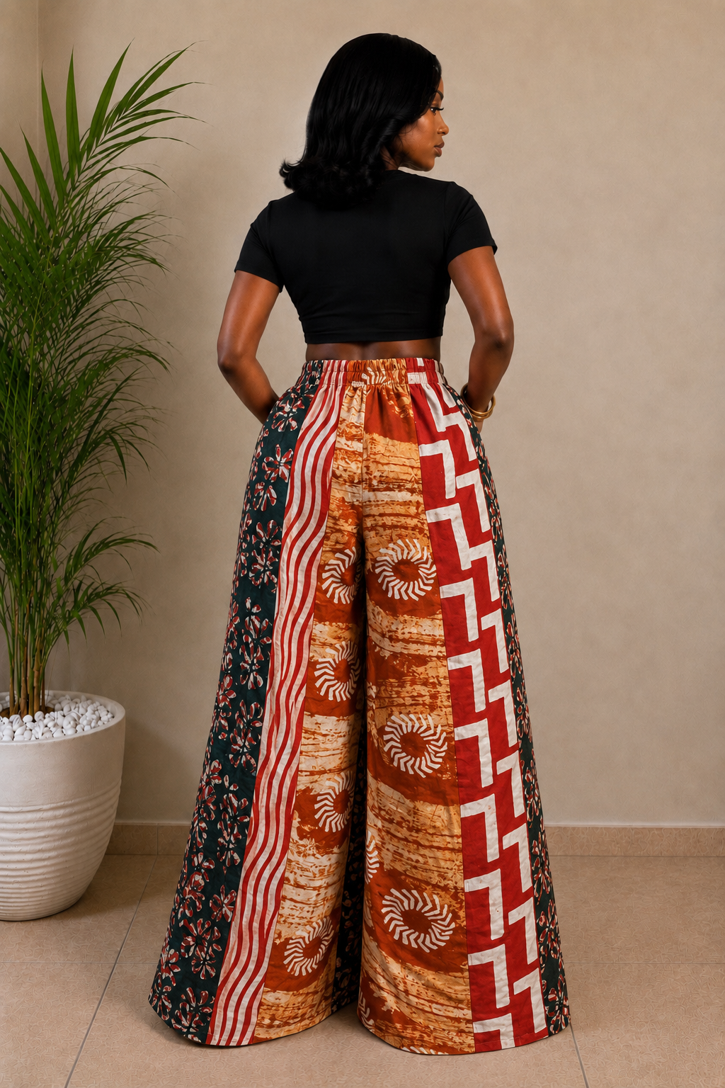 Nuru Patchwork pants 115