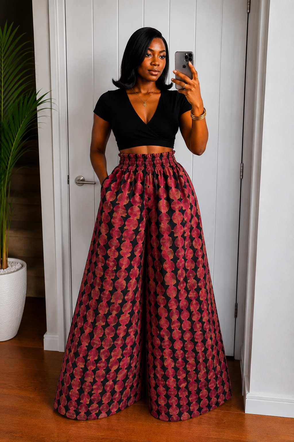 The Nuru pants: Red dots