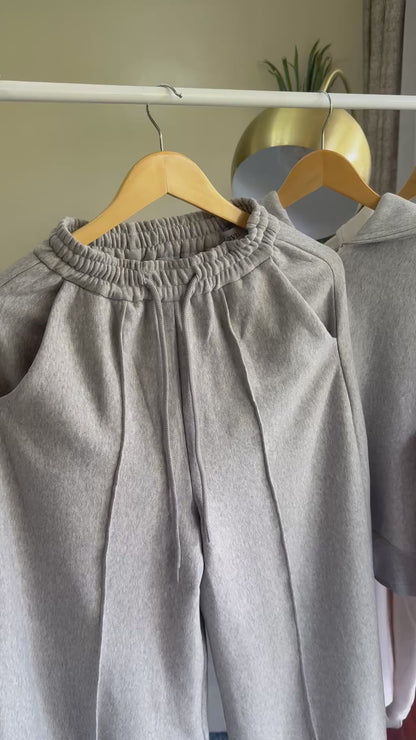 Supper Wide leg Jogger Set (jacket and pants)